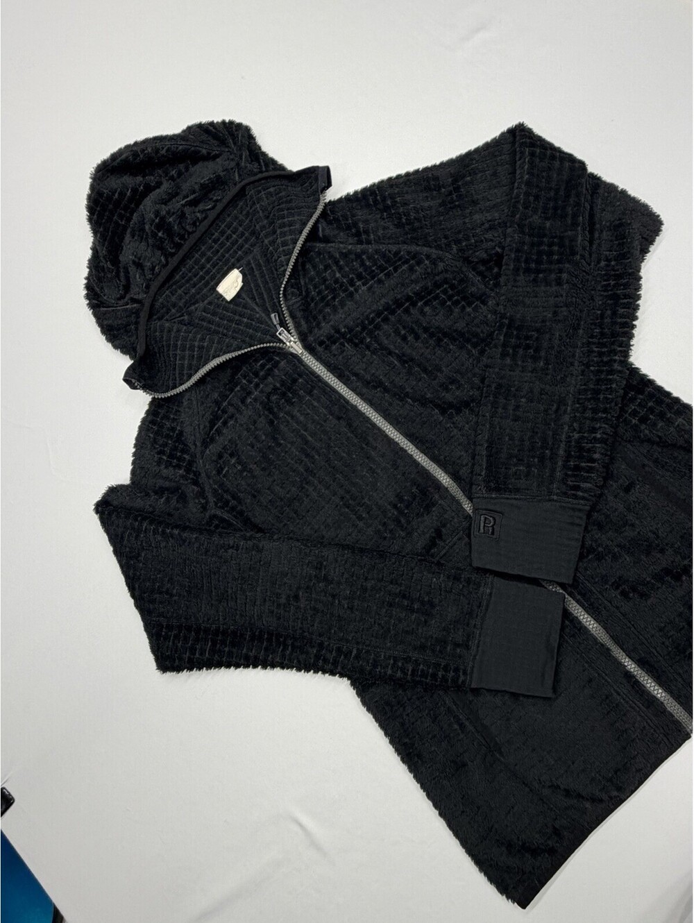 Patagonia R2 TechFace Hoody Black Full Zip Fleece Jacket Womens Small